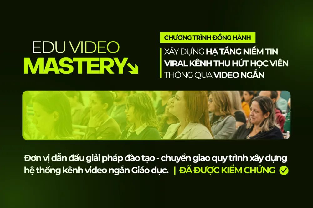 Ảnh chương trình EDU Video Mastery của Expert Cortex